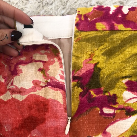 J. Crew petite floral pencil skirt - Picture 6 of 10